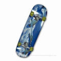 Maple Skateboard with High Duty Truck and Polished PU Injection Cushion